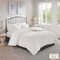 Gracie Mills 3 Piece Tufted Cotton Chenille Damask Comforter Set